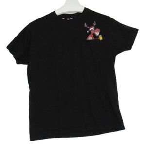 Santa North Pole Approved Deer Beer Graphic T-Shirt Size S